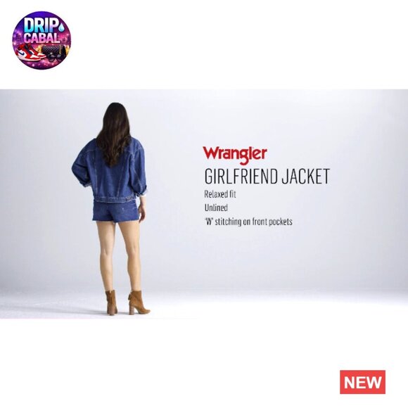 Relaxed Fit Denim Jacket Classic Oversized Y2K Retro Chic Girlfriend Style - Picture 6 of 6